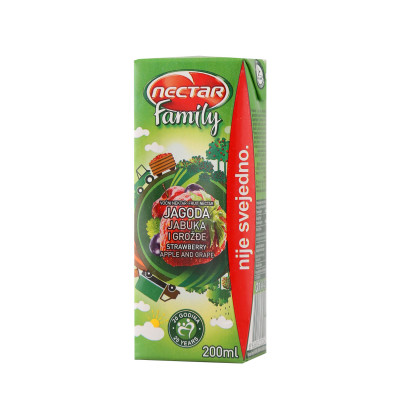 Sok jagoda 0.2 l Family nectar