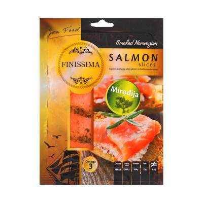 Dimljeni losos mediteraneo 100 g Finissima