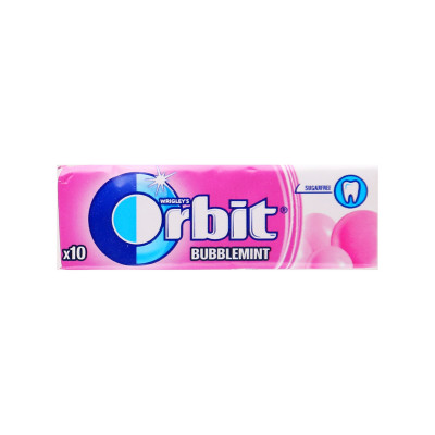 Žvake Bubblemint 14 g Orbit