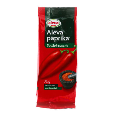 Crvena paprika ljuta tucana sudžuk 75 g Aleva