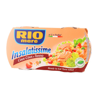 Insalatissime tunjevina sa kus-kusom i povrćem 2X160 g Rio Mare