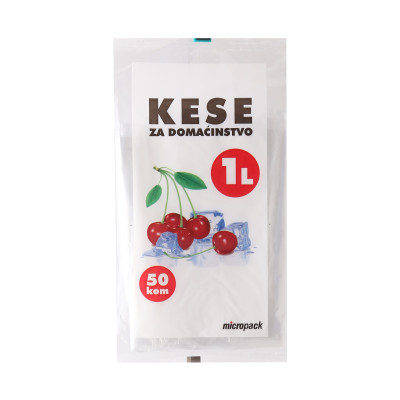Kese za zamrzivač 1 l Micromedia