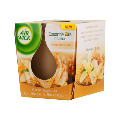 Air Wick mirisna svijeća Vanila and brown sugar 105 g