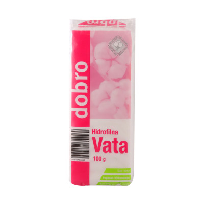 Vata hidrofilna 100 g Dobro
