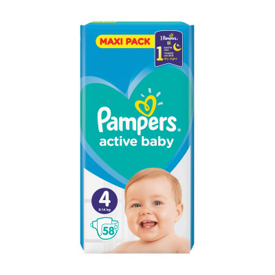 Pampers pelene act baby 4 maxi vpp 58 komada