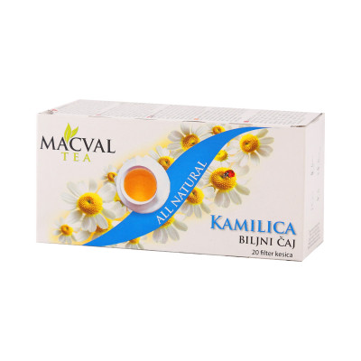 All natural kamilica filter čaj 20 g Macval