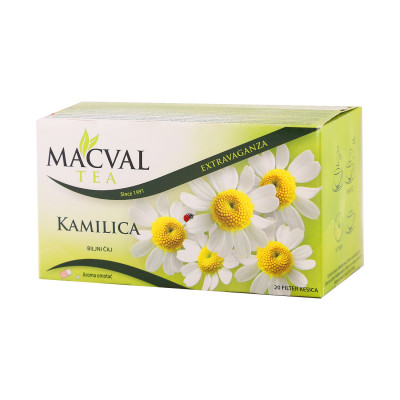 Extravaganza kamilica filter čaj 20 g Macval