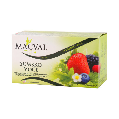 Extravaganza šumsko voće filter čaj 40 g Macval