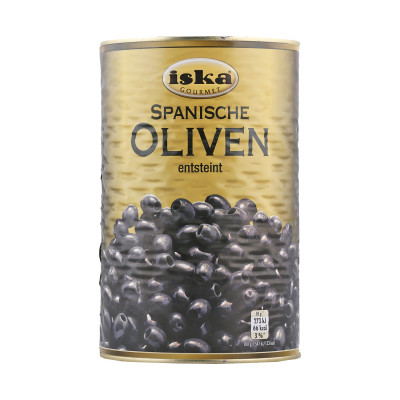 Masline crne bez košpice 4250 ml Iska