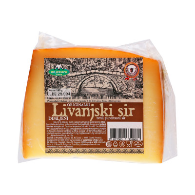 Livanjski dimljeni sir 180 g Mljekara Livno