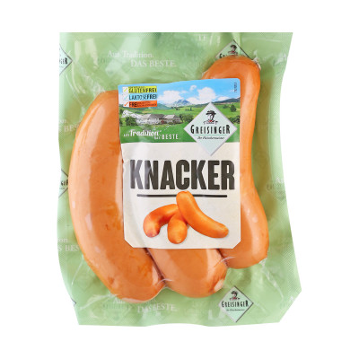 Kobasica knacker 450 g vp Greisinger