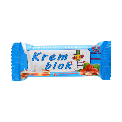 Mliječni krem blok sa lješnikom 40 g Crnagoracoop