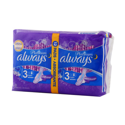 Noćni higijenski ulošci 12 komada Always