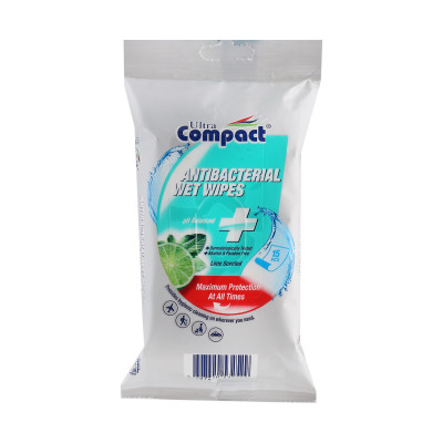 Vlažne maramice antibakterijske Compact 15 kom