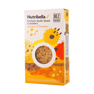 Nutribella pločice susam i kurkuma zelene 108 g  Vabcom