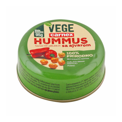 Hummus namaz ajvar 95 g Carnex