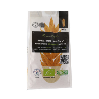 Organsko integralno speltino brašno mljeveno na kamen 500 g Naše Dobro