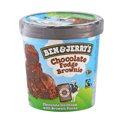 Sladoled čokolada i komadići braunija 465 ml Ben&Jerry