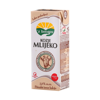 Kozje mlijeko 2.8% mm 0.2 l Zbregov