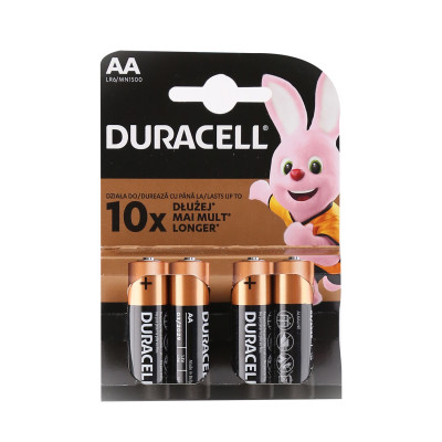 Duracell basic Al AA 4kom