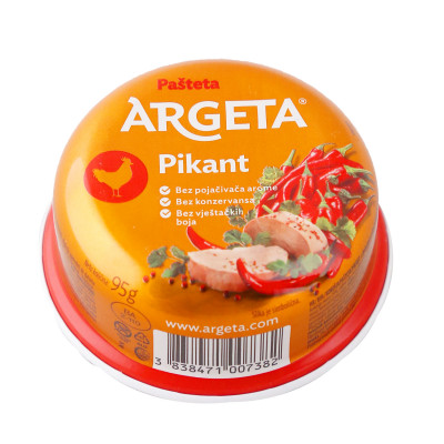 Pašteta pikant 95 g Argeta