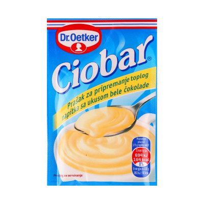 Ciobar topla bijela čokolada 25 g Dr Oetker
