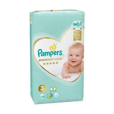 Pampers pelene premium s3 vp  60 kom