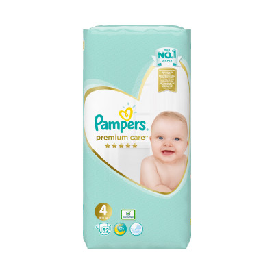 Pampers pelene premium s4 vp 52 kom
