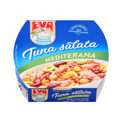 Eva tuna mediterano salata 160 g