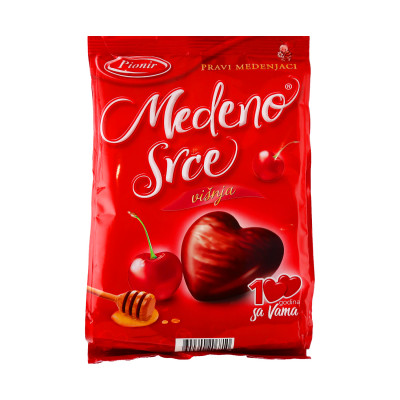 Medeno srce višnja 350 g