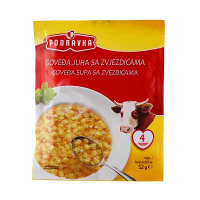 Goveđa supa sa zvjezdicama 52 g Podravka