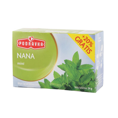 Nana čaj 24 g + 20% gratis Podravka