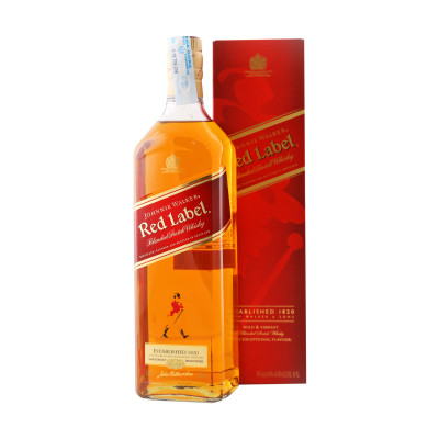 Johnnie Walker red viski 1 l 40% kutija