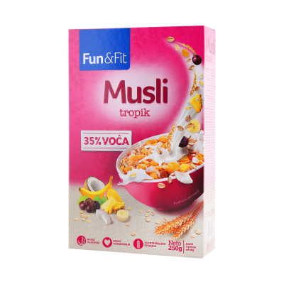 Musli tropik 250 g Fun&Fit Company