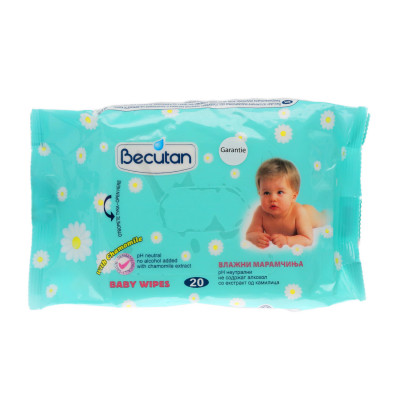 Becutan vlažne maramica kamilica 20 kom
