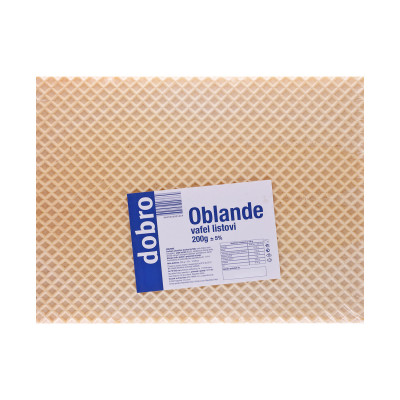 Oblande 200 g - 5 listova Dobro