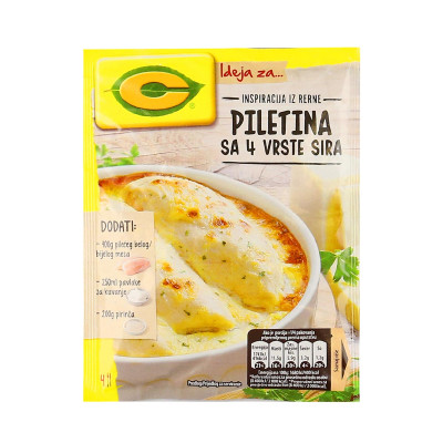 C piletina sa 4 vrste sira 32 g Centroproizvod