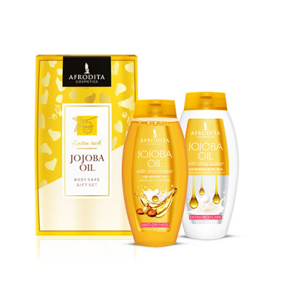 Afrodita set jojoba oil tuš gel+mlijeko za tijelo