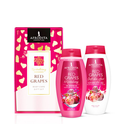 Afrodita set red grapes tuš gel+mlijeko za tijelo