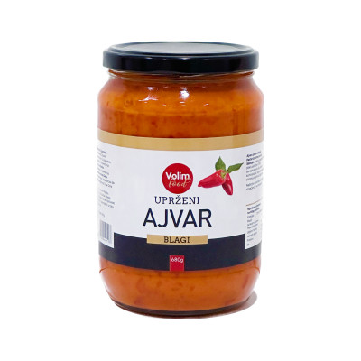 Ajvar blagi uprženi 680g Volim