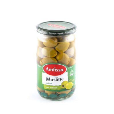 Masline Amfissa zelene bez koštice 310 g