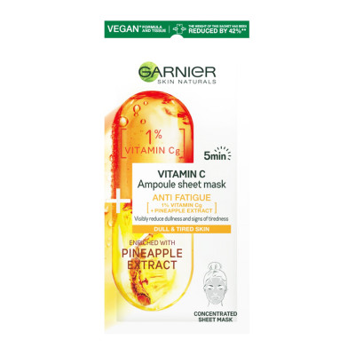 Maska  za lice ampule 1% vitamin c Garnier