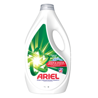 Ariel liquid 2.7l MS 60 washes
