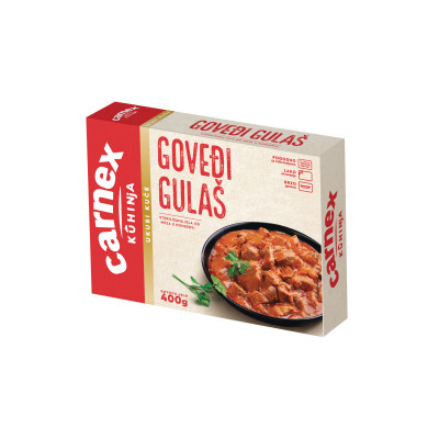 Goveđi gulaš 400 g folija Carnex