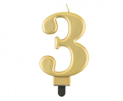 Svijeća rođendanski  broj 3 Godan