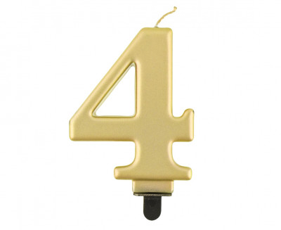 Svijeća rođendanski  broj 4 Godan