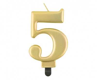 Svijeća rođendanski  broj 5 Godan