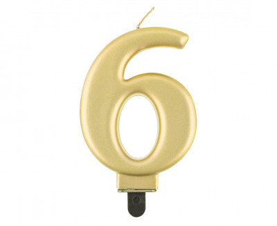 Svijeća rođendanski  broj 6 Godan
