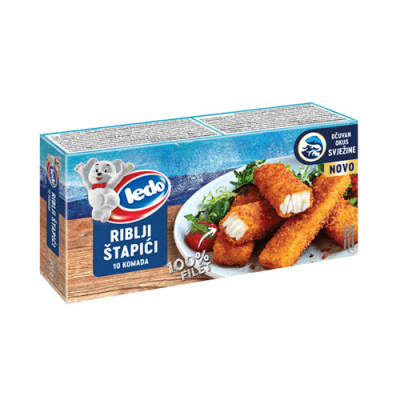 Panirani riblji štapici 100% filet 300 g Ledo