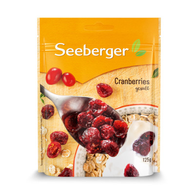 Kanadske suve brusnice bez holesterola 125g Seeberger
